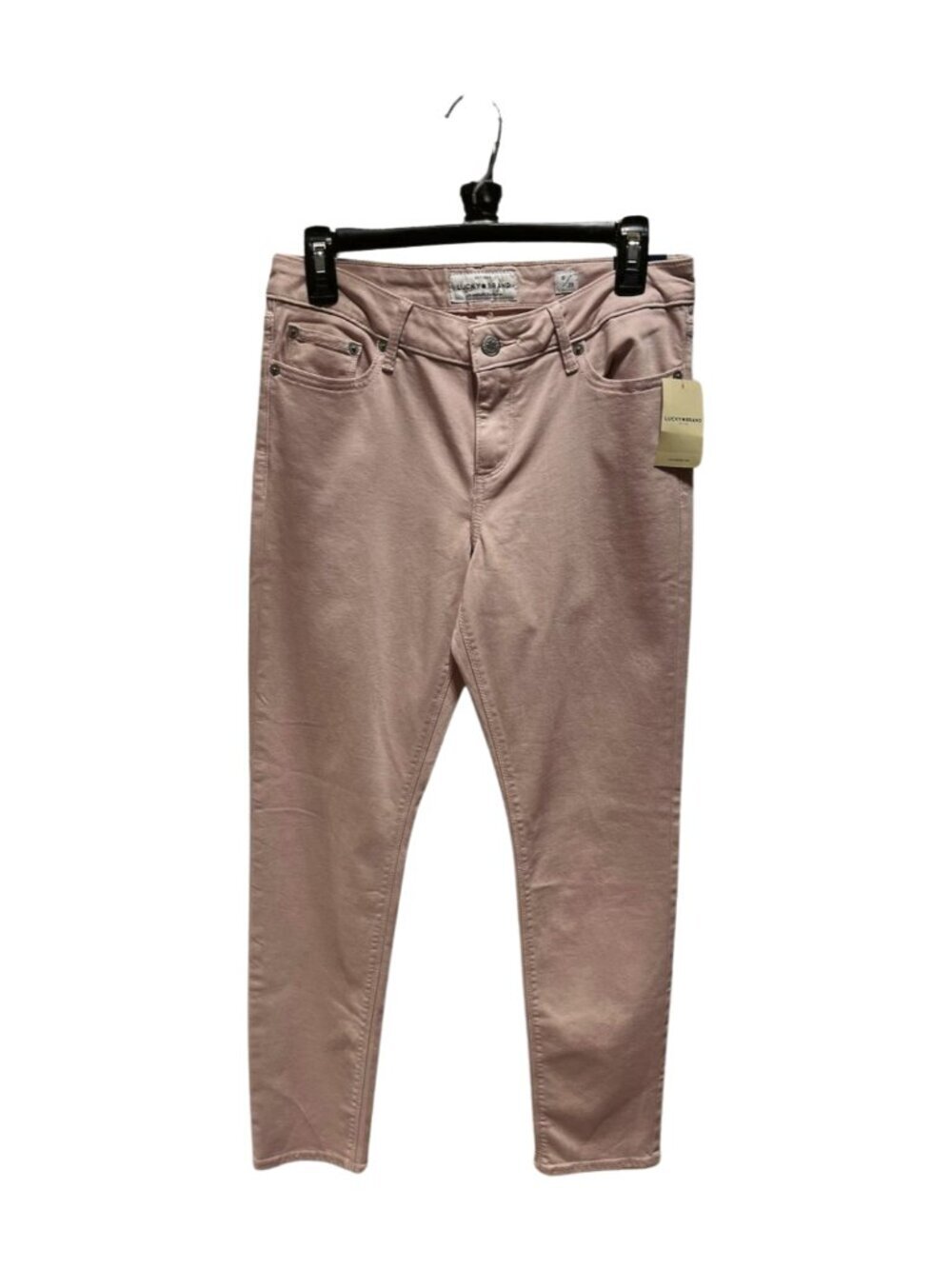 Lucky Brand NWT Lolita Skinny Jeans Vintage Pink Mid-rise Curvy Size 8/29